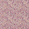 Printed Acryl Coated Cotton BARBARA Ecru / Violet